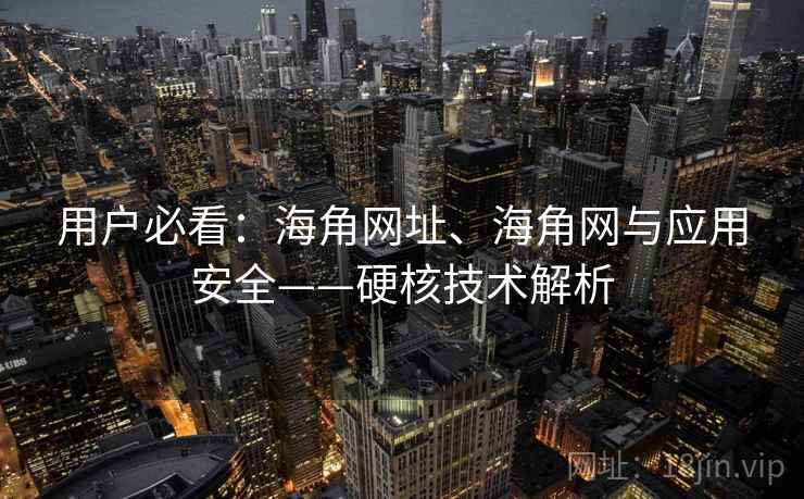 用户必看:海角网址、海角网与应用安全——硬核技术解析 用户必看:海角网址、海角网与应用安全——硬核技术解析